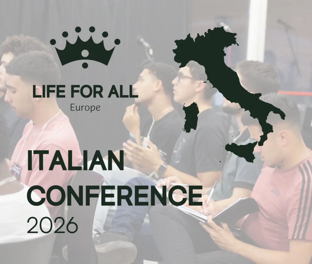 Italian conference event banner 2026